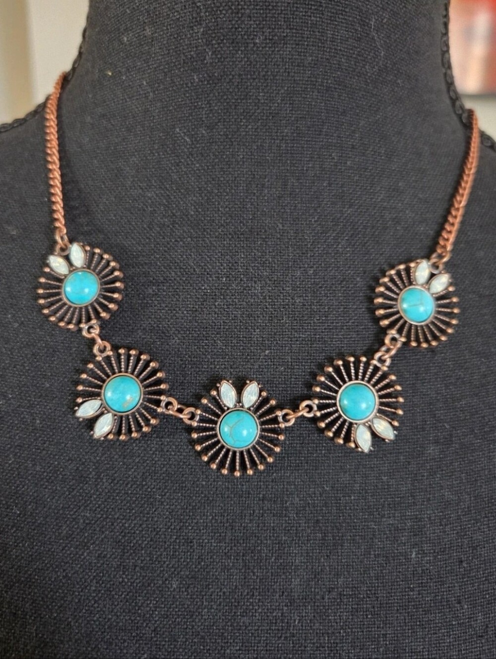 Fully Solar-Powered - Copper Necklace